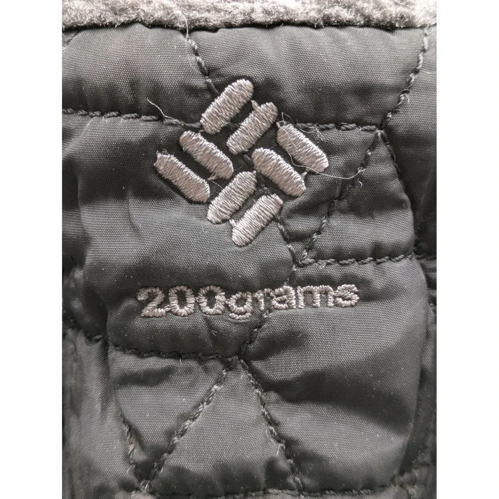 Columbia Winter Snow Boots Womens Size 9 Black Faux Fur Omni-Heat Insulated